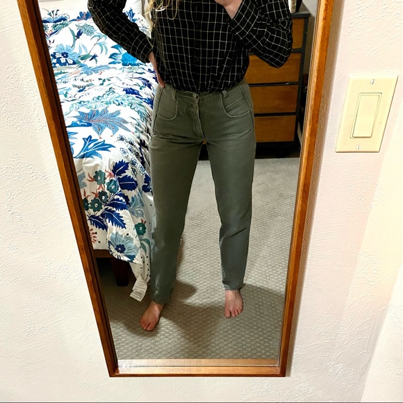 Vintage Guess Jeans Green/Gray Women’s sz 29 - Picture 3 of 14